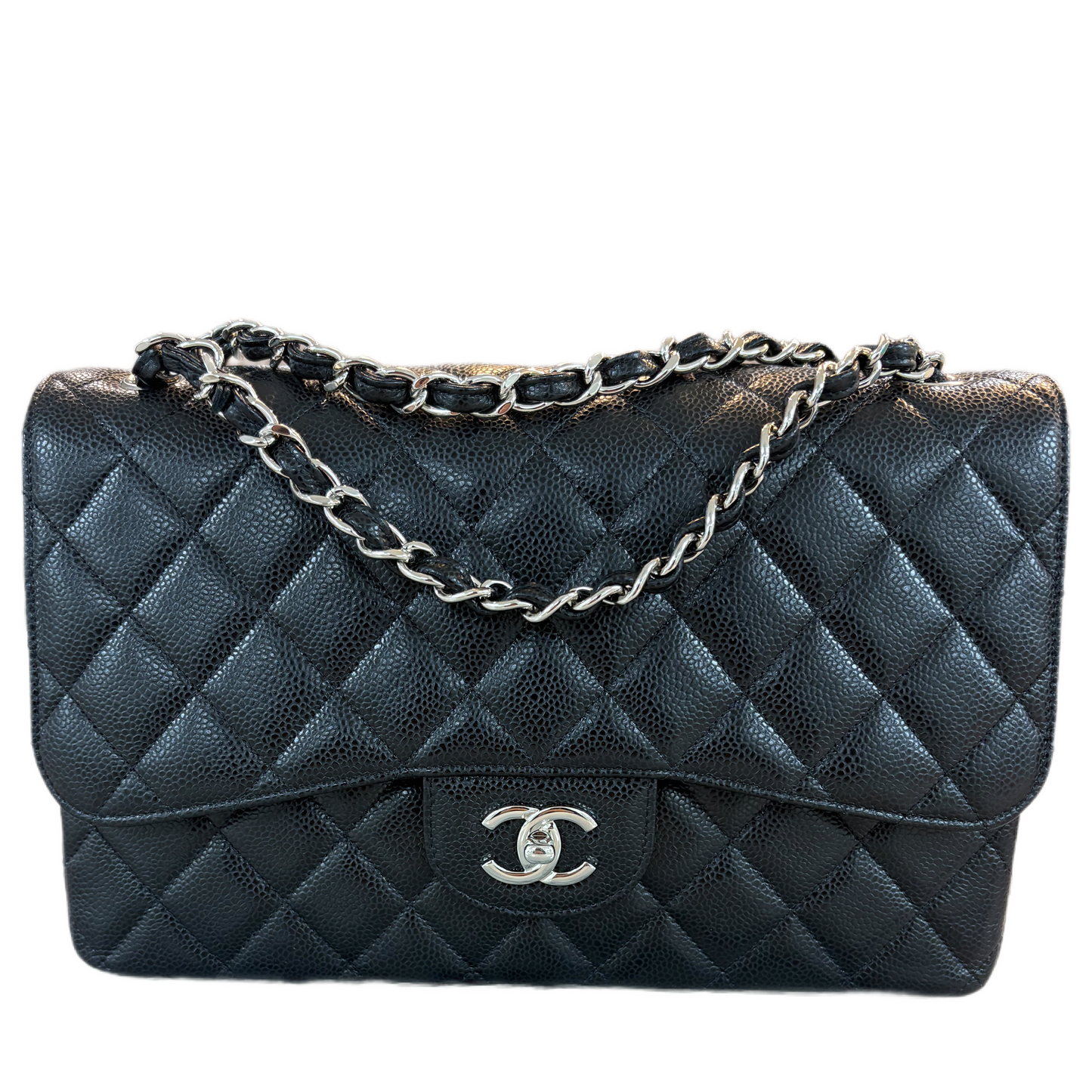 CHANEL Classic Jumbo Double Flap Caviar