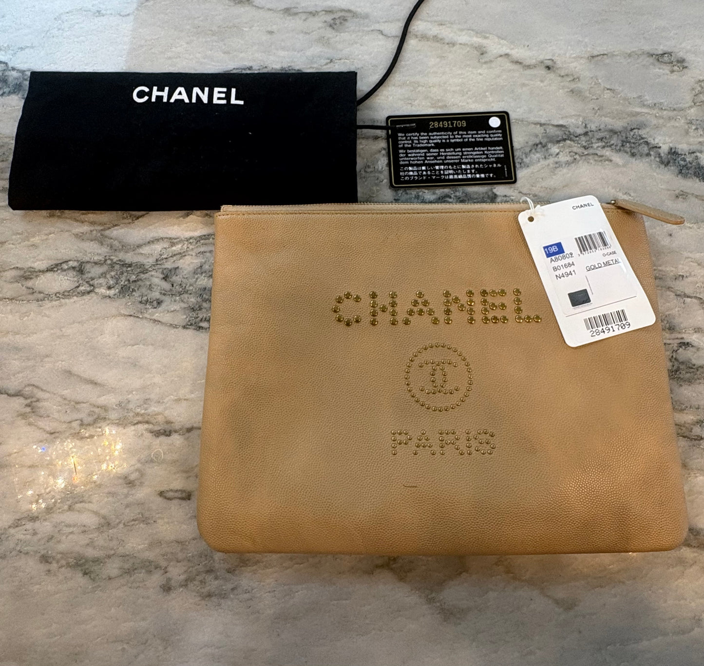 Chanel Deauville O-Case Clutch/Pouch