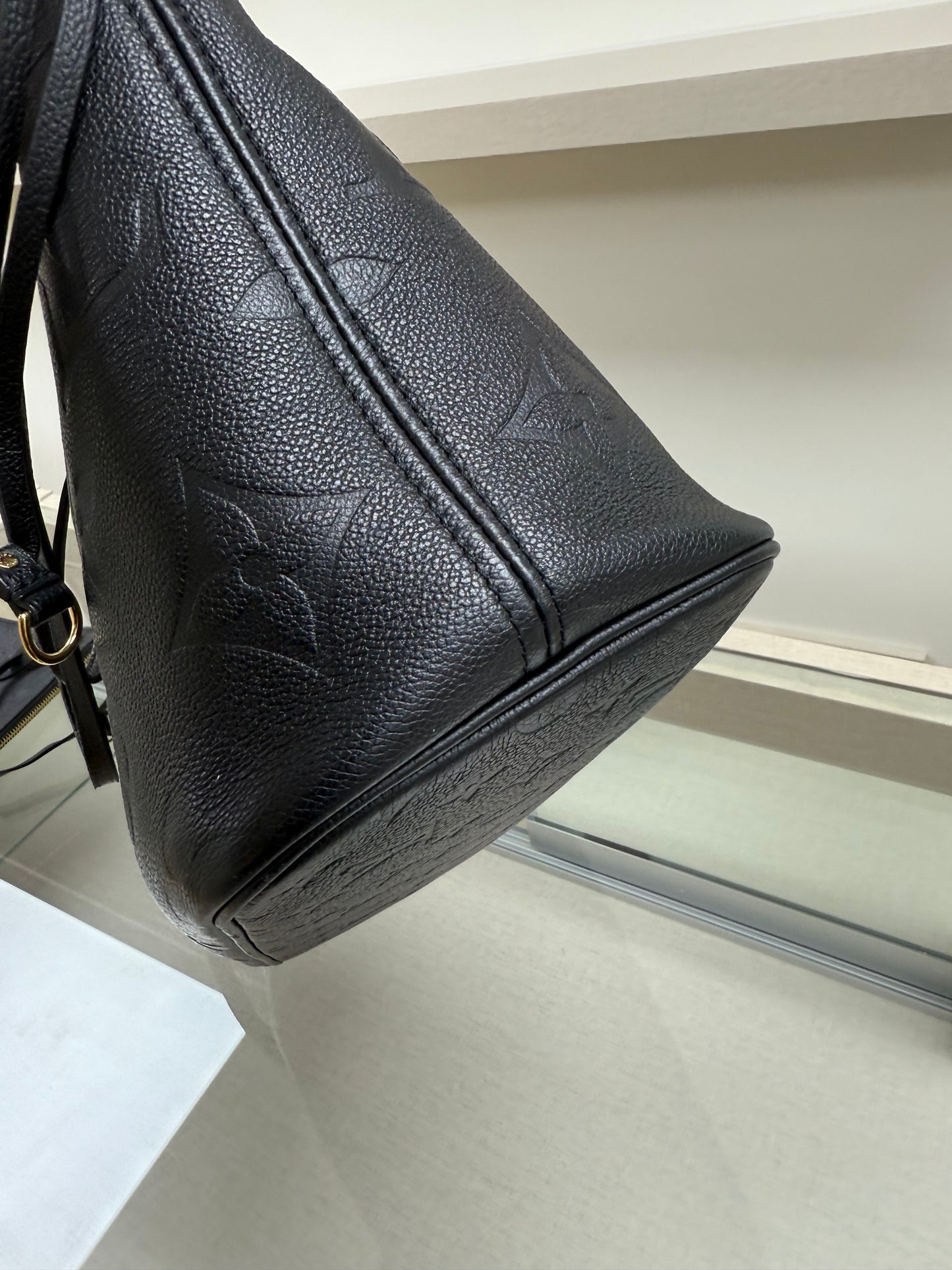 Louis Vuitton Empreinte Monogram Giant Neverfull MM Black