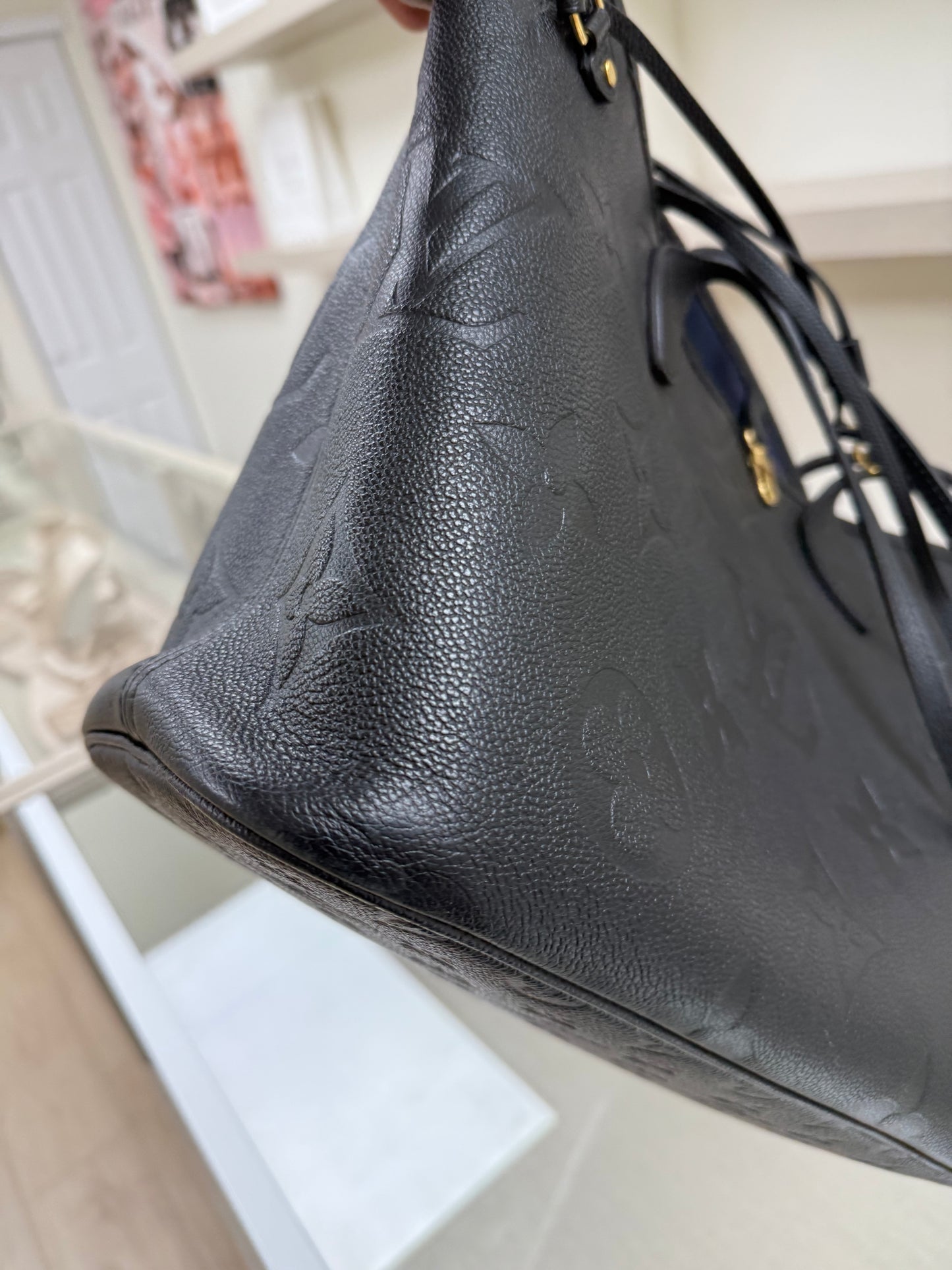 Louis Vuitton Empreinte Monogram Giant Neverfull MM Black