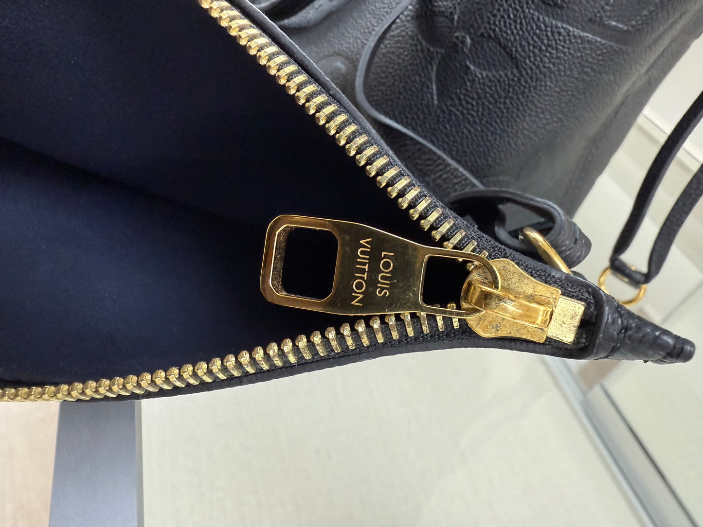 Louis Vuitton Empreinte Monogram Giant Neverfull MM Black