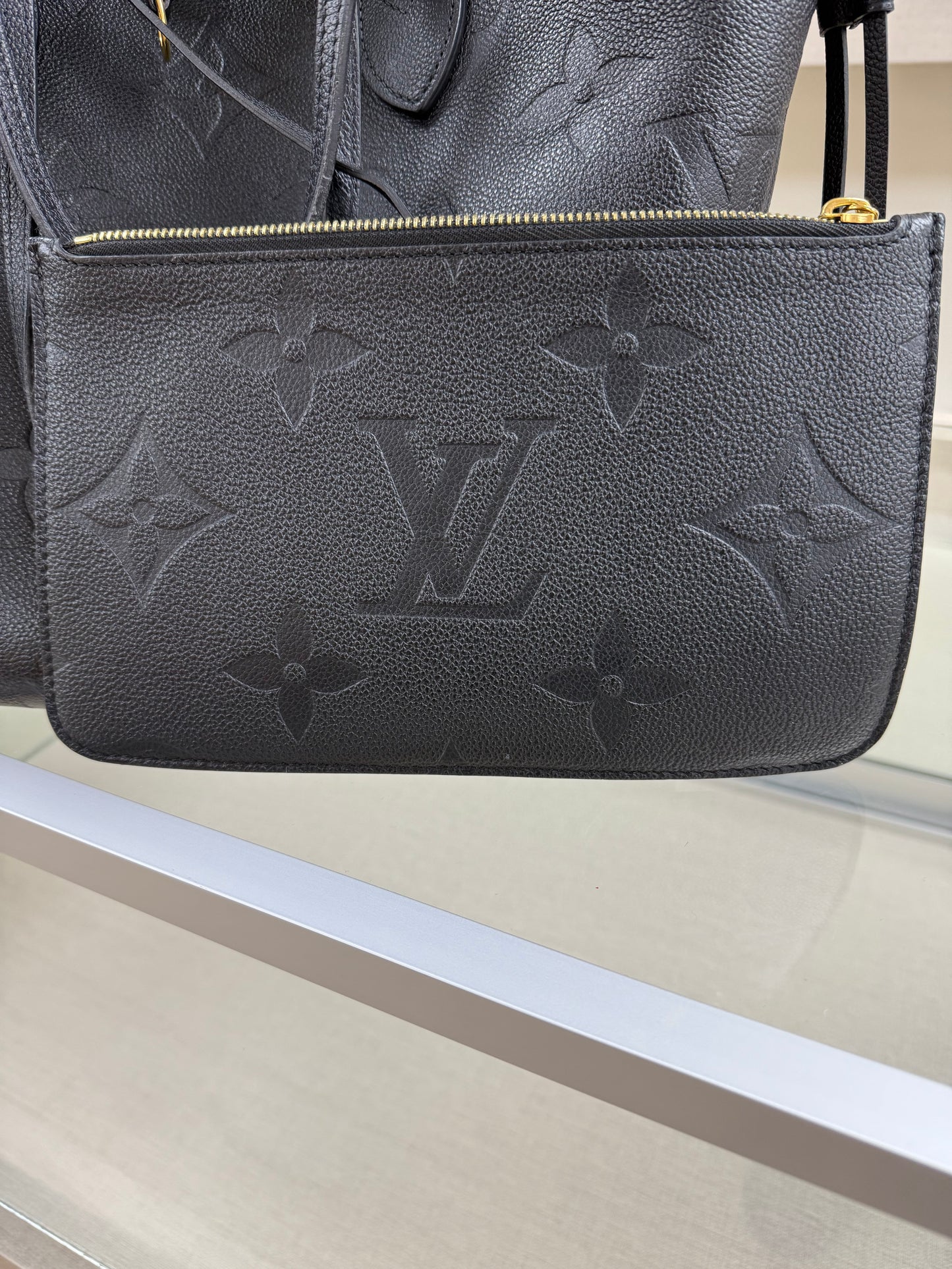 Louis Vuitton Empreinte Monogram Giant Neverfull MM Black