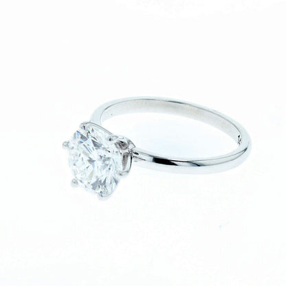 2.04ct Lab Grown Diamond Engagement Ring 14k White Gold