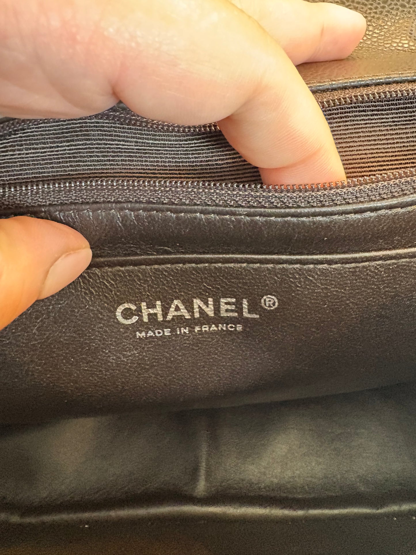 CHANEL Brown Jumbo Single Classic Flap