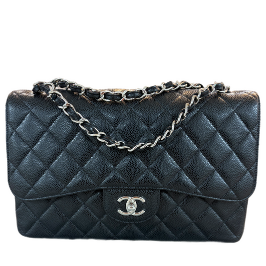 CHANEL Classic Jumbo Double Flap Caviar