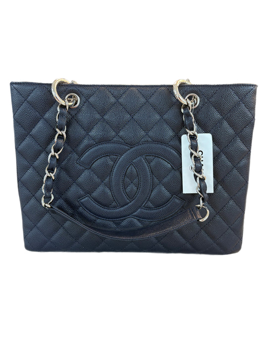 Chanel GST Tote Navy Caviar