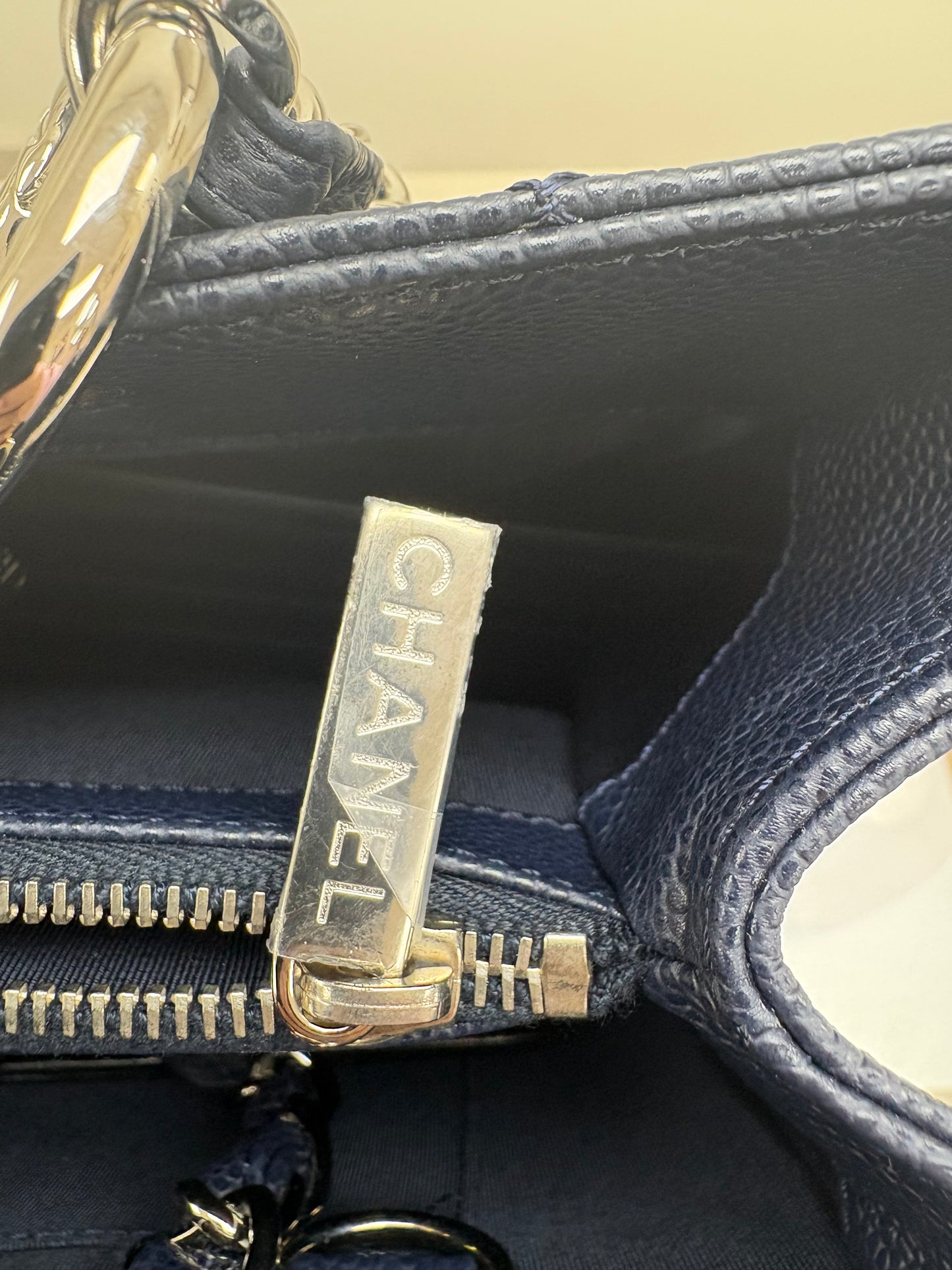 Chanel GST Tote Navy Caviar