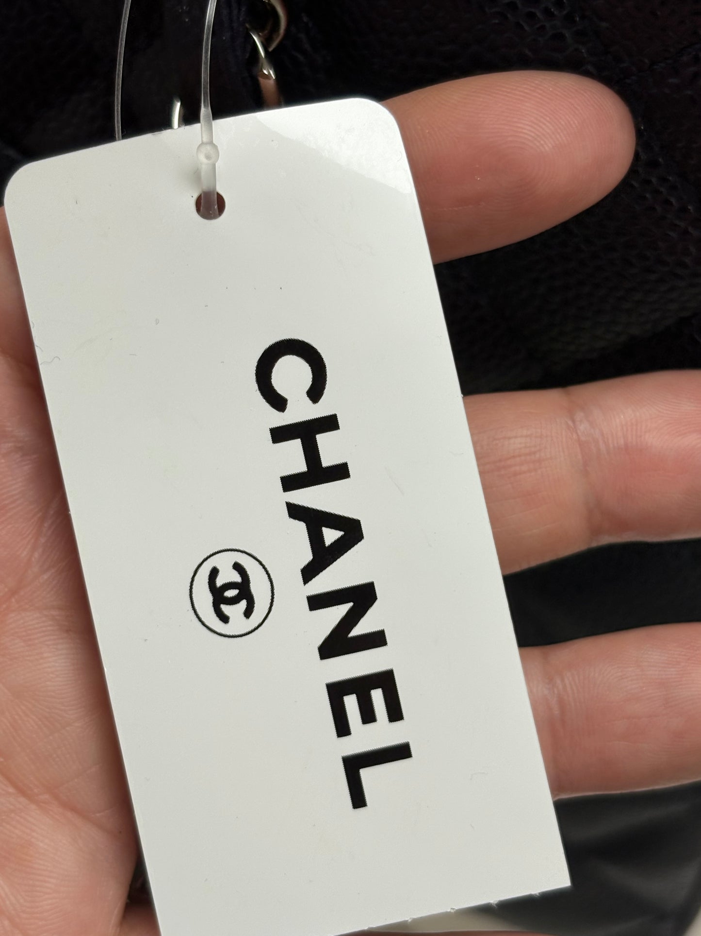 Chanel GST Tote Navy Caviar