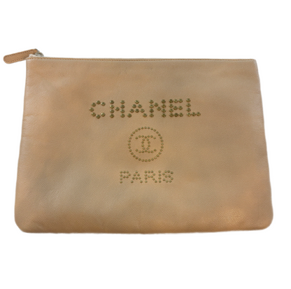 Chanel Deauville O-Case Clutch/Pouch