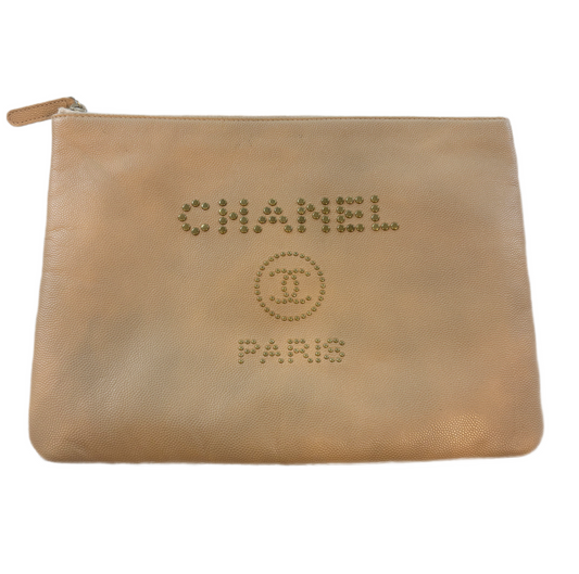 Chanel Deauville O-Case Clutch/Pouch