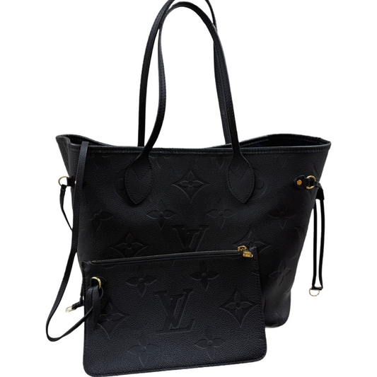 Louis Vuitton Empreinte Monogram Giant Neverfull MM Black