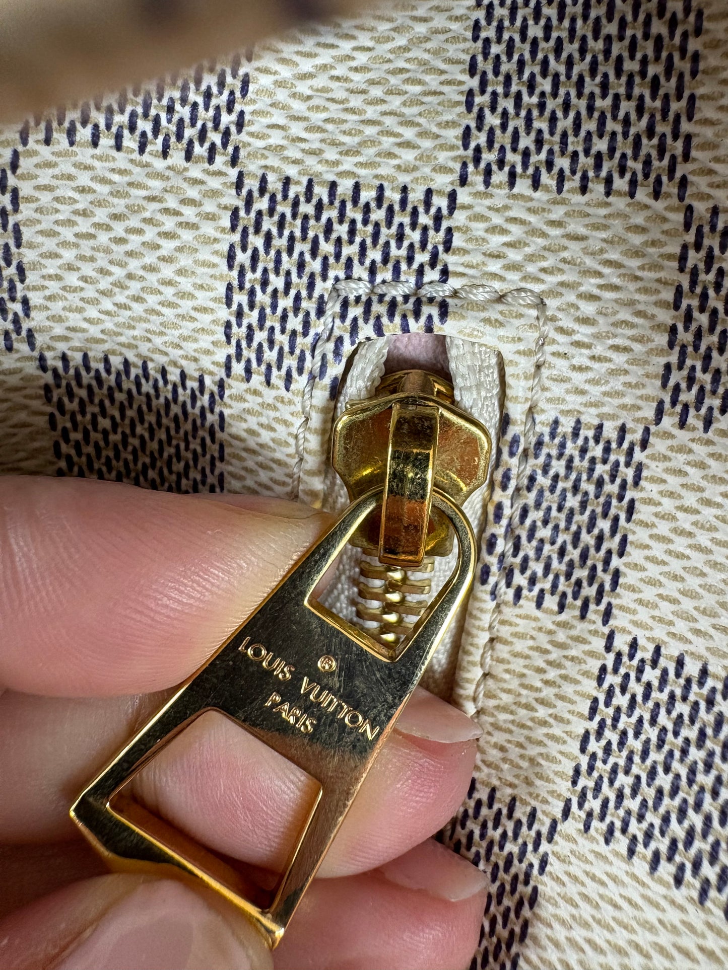 LOUIS VUITTON Sperone backpack Damier Azur