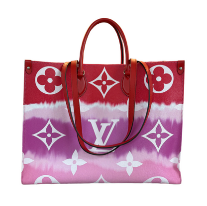 LOUIS VUITTON Monogram Escale Onthego GM Rouge