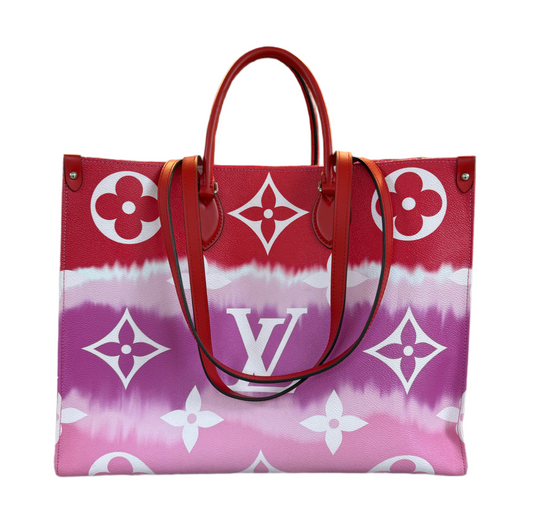 LOUIS VUITTON Monogram Escale Onthego GM Rouge